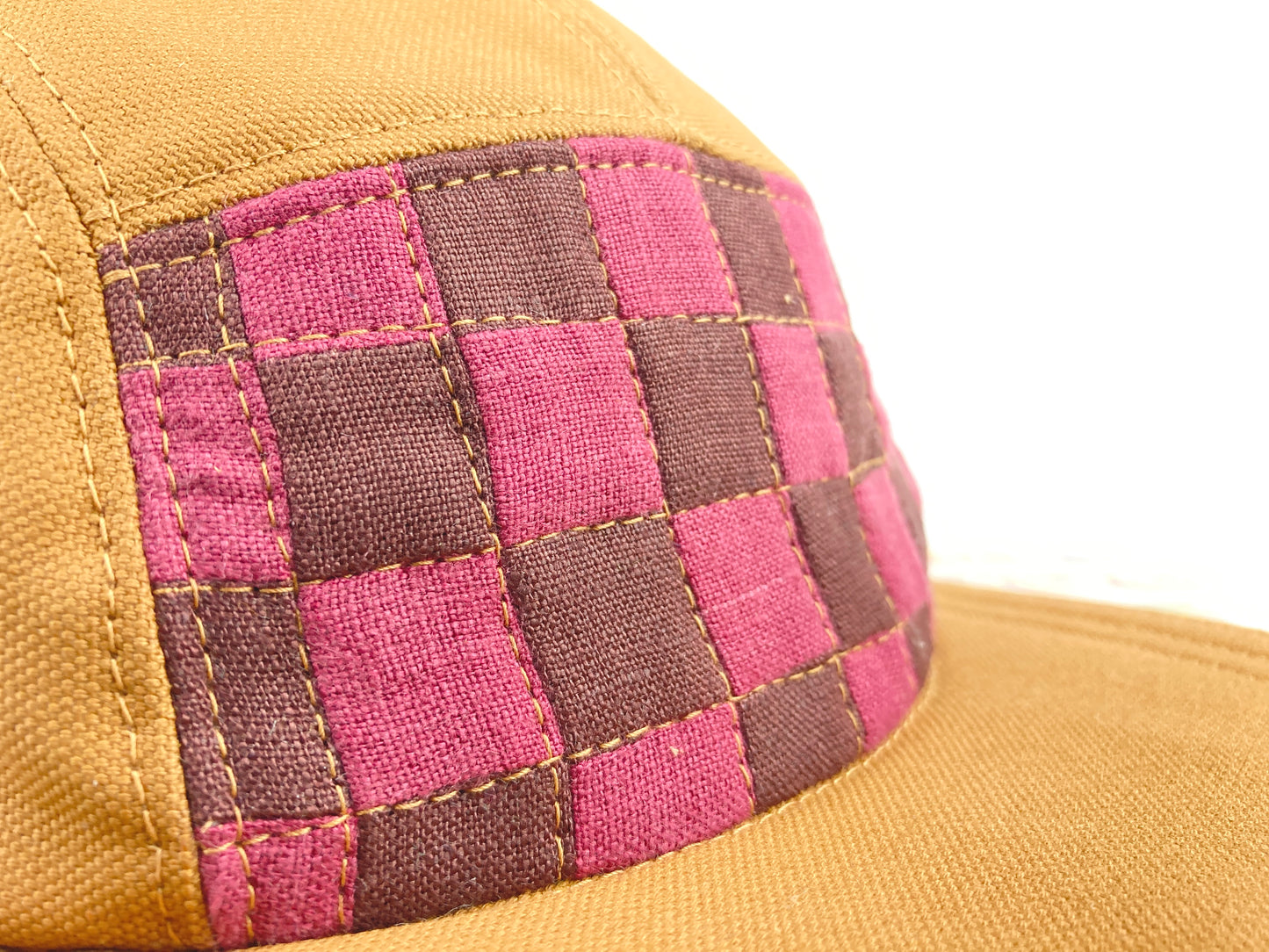 Quilted Camp Hat - Checkerboard #5