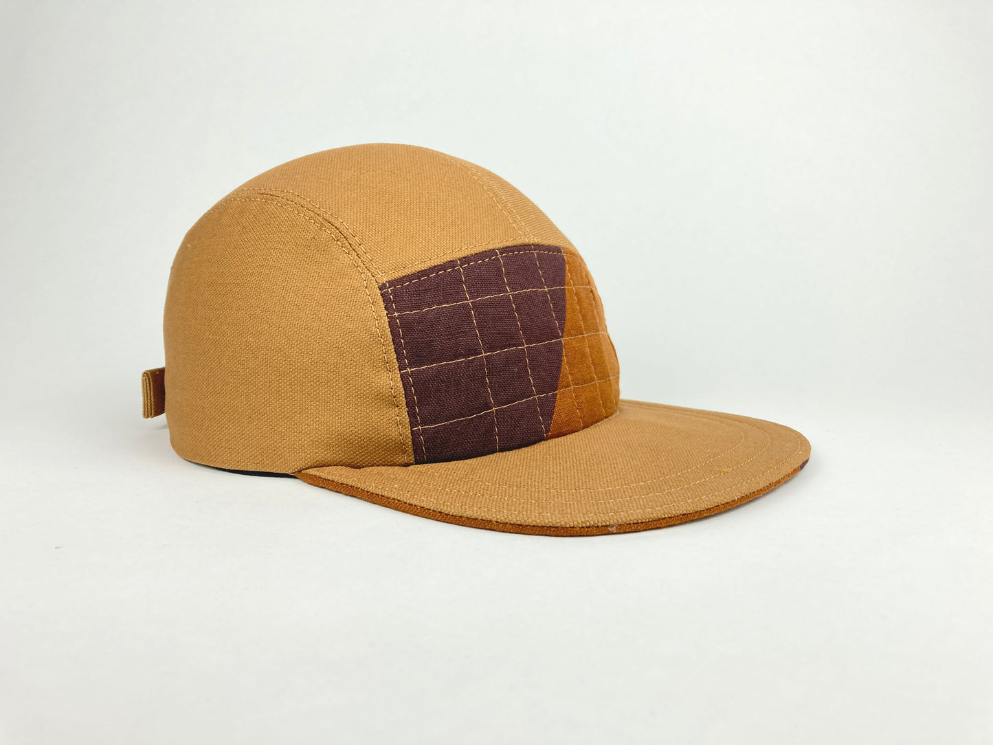 Quilted Camp Hat - Fifty Fifty #3
