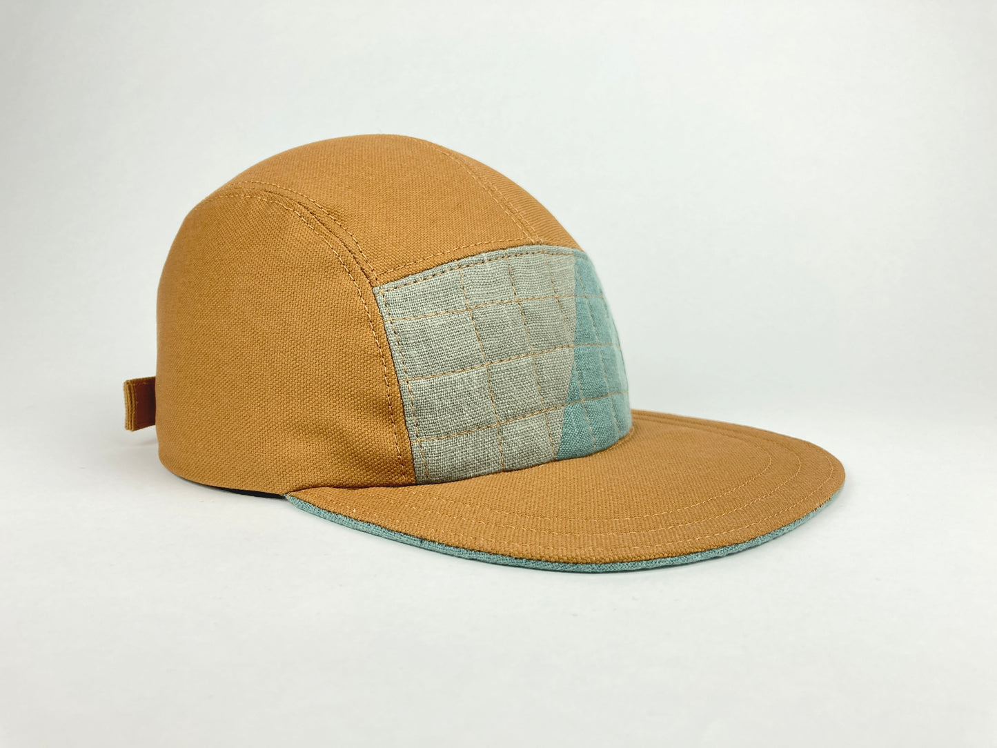 Quilted Camp Hat - Fifty Fifty #2