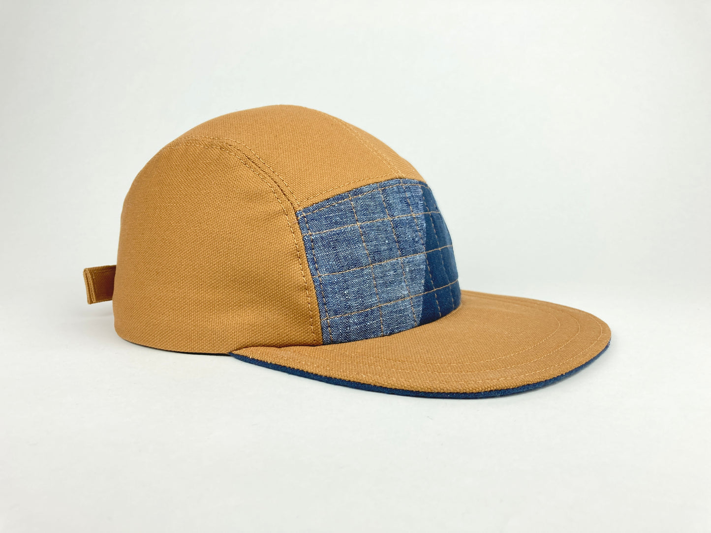Quilted Camp Hat - Fifty Fifty #6