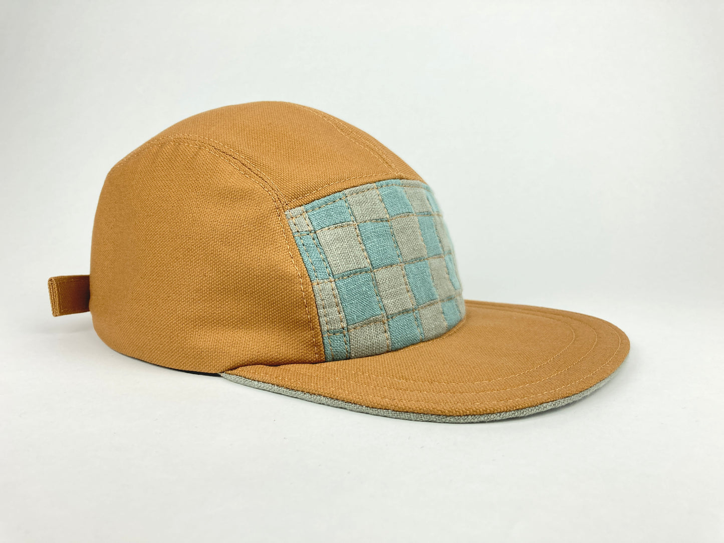Quilted Camp Hat - Checkerboard #7