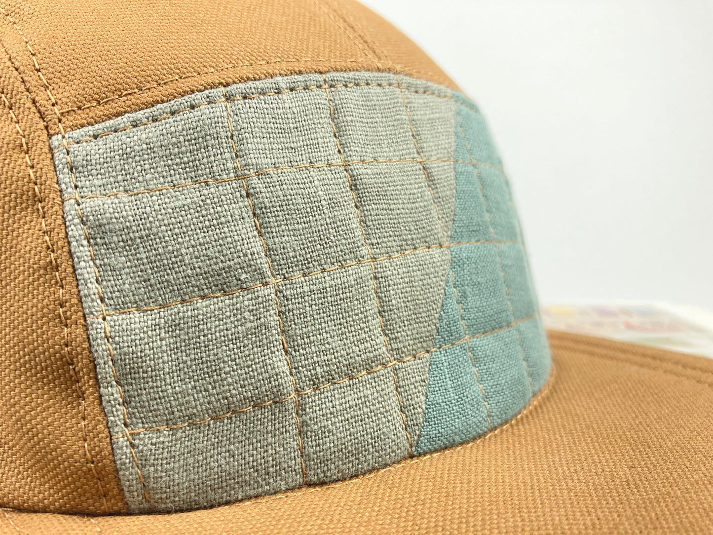 Quilted Camp Hat - Fifty Fifty #2