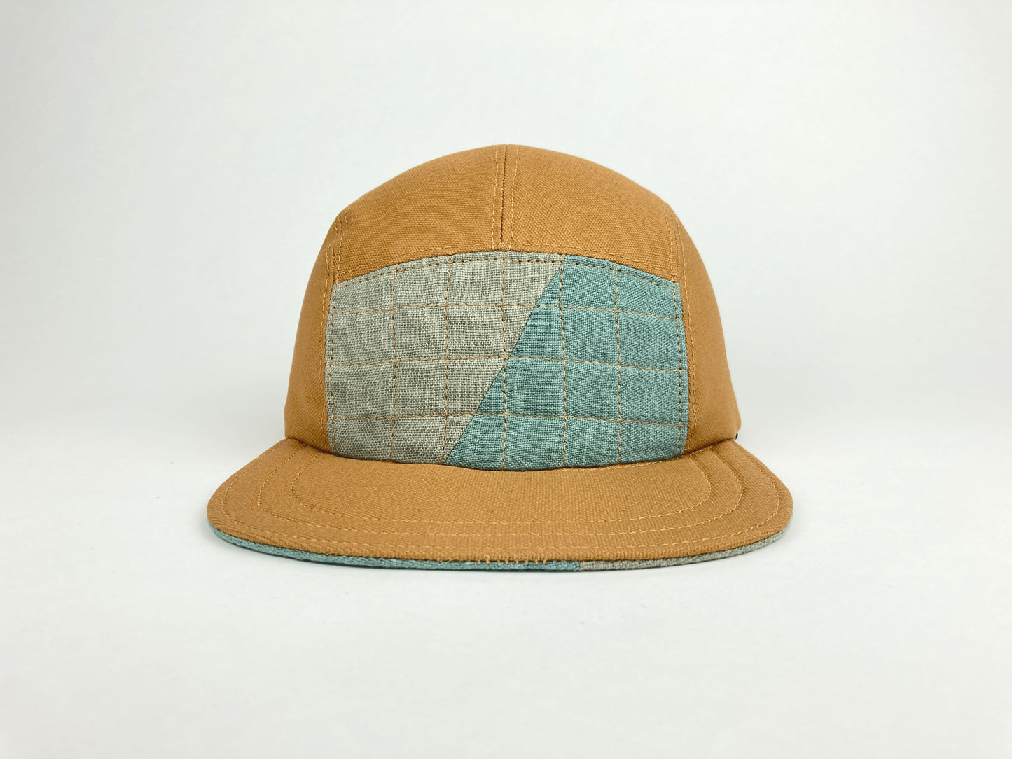 Quilted Camp Hat - Fifty Fifty #2