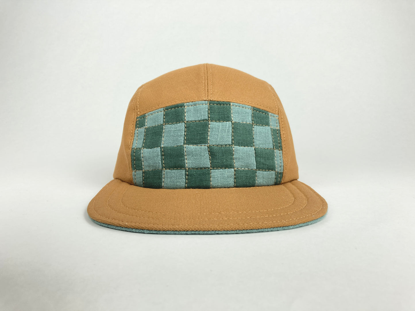 Quilted Camp Hat - Checkerboard #3