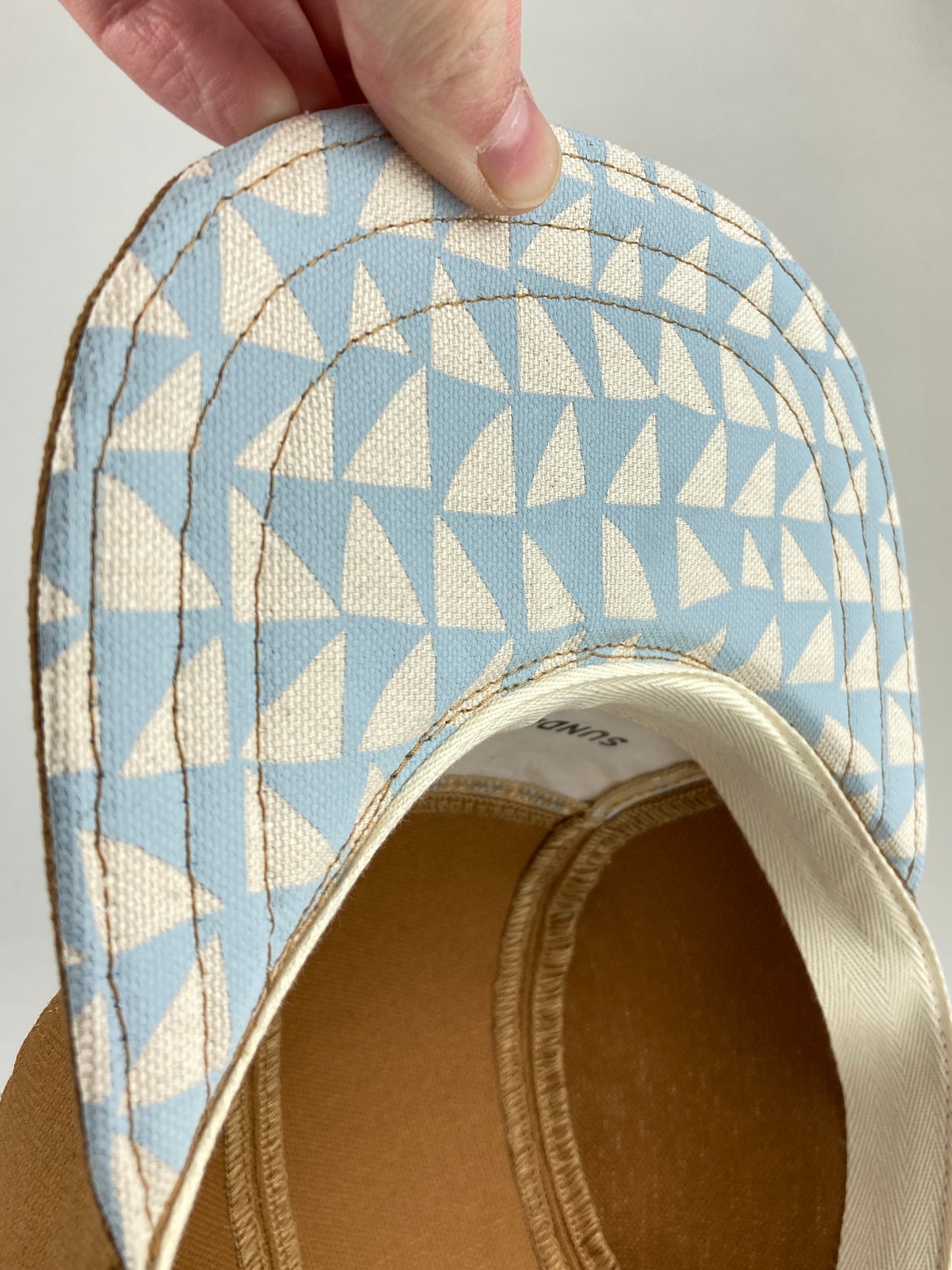 Hand Printed Camp Hat - Sea Glass Shift