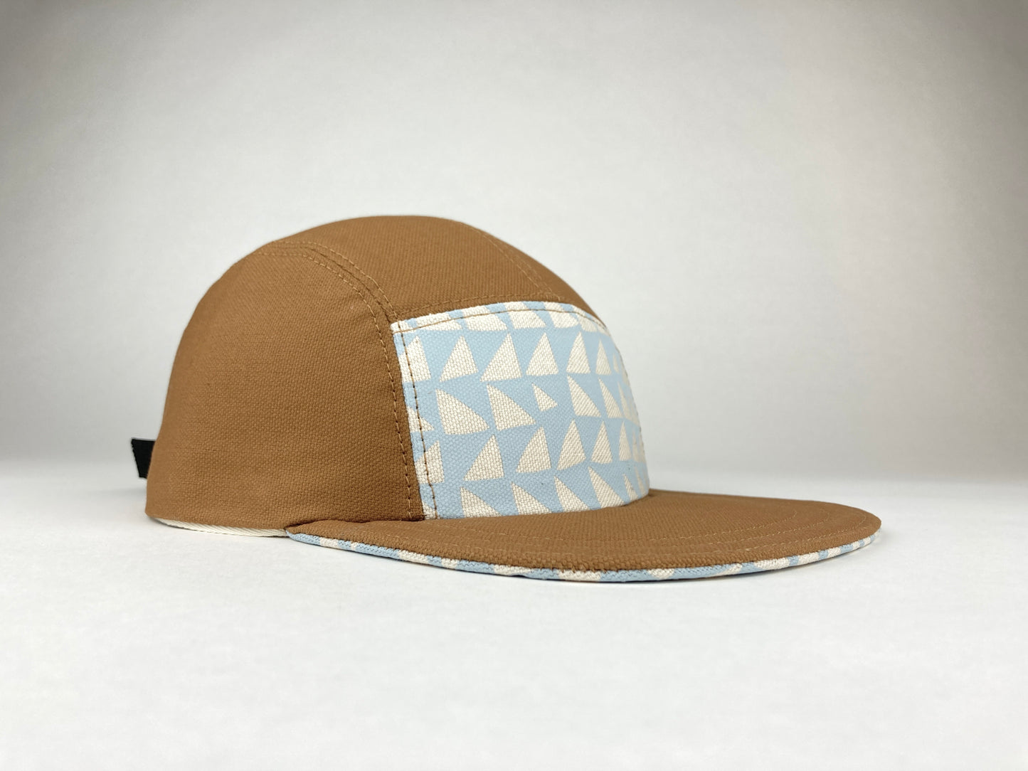 Hand Printed Camp Hat - Sea Glass Shift