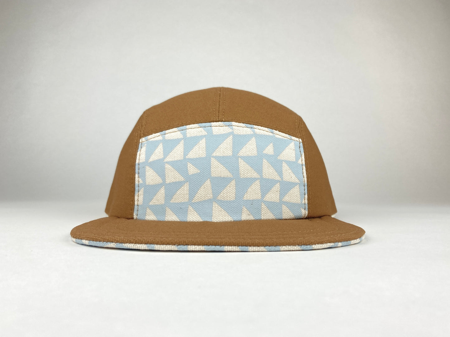 Hand Printed Camp Hat - Sea Glass Shift