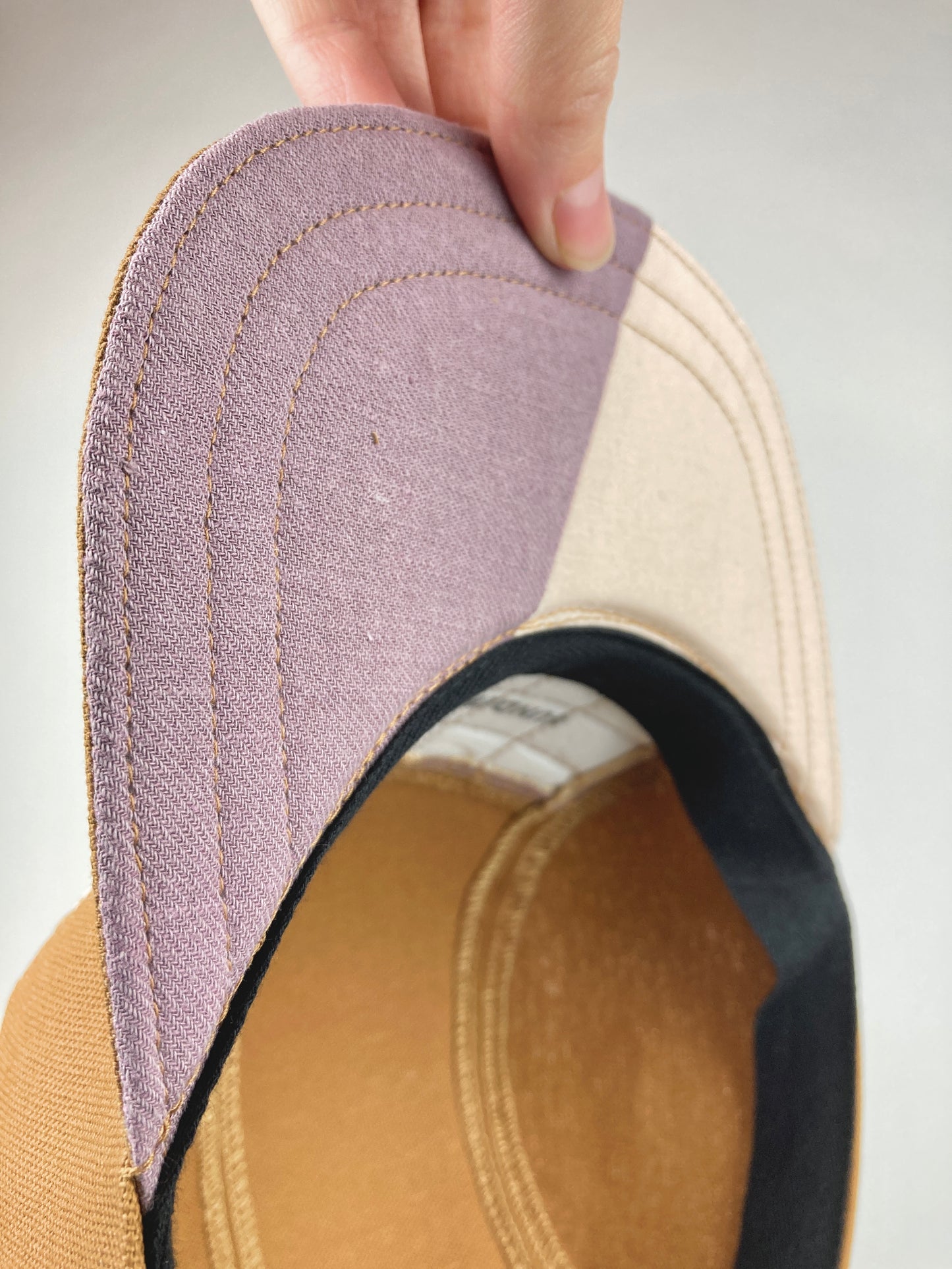 Quilted Camp Hat - Fifty Fifty Mulberry Blush
