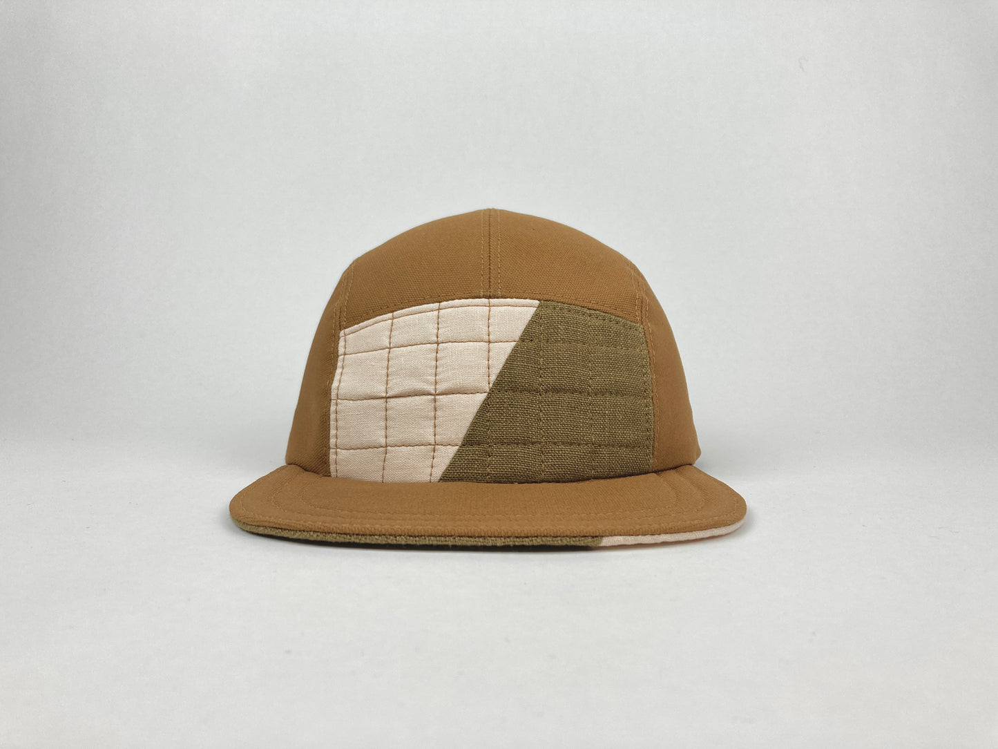 Quilted Camp Hat - Fifty Fifty Olive Blush