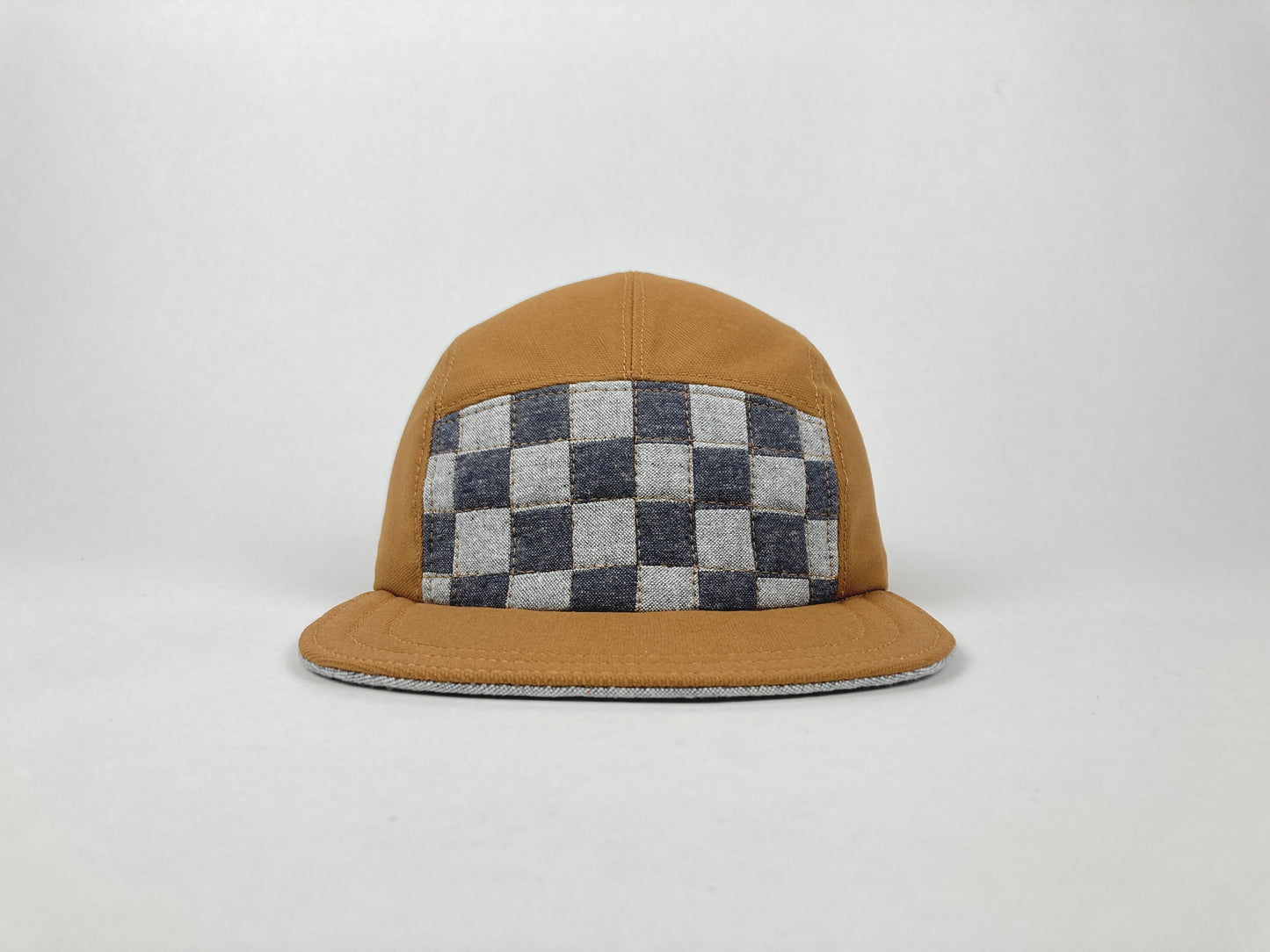 Quilted Camp Hat - Checkerboard Mist