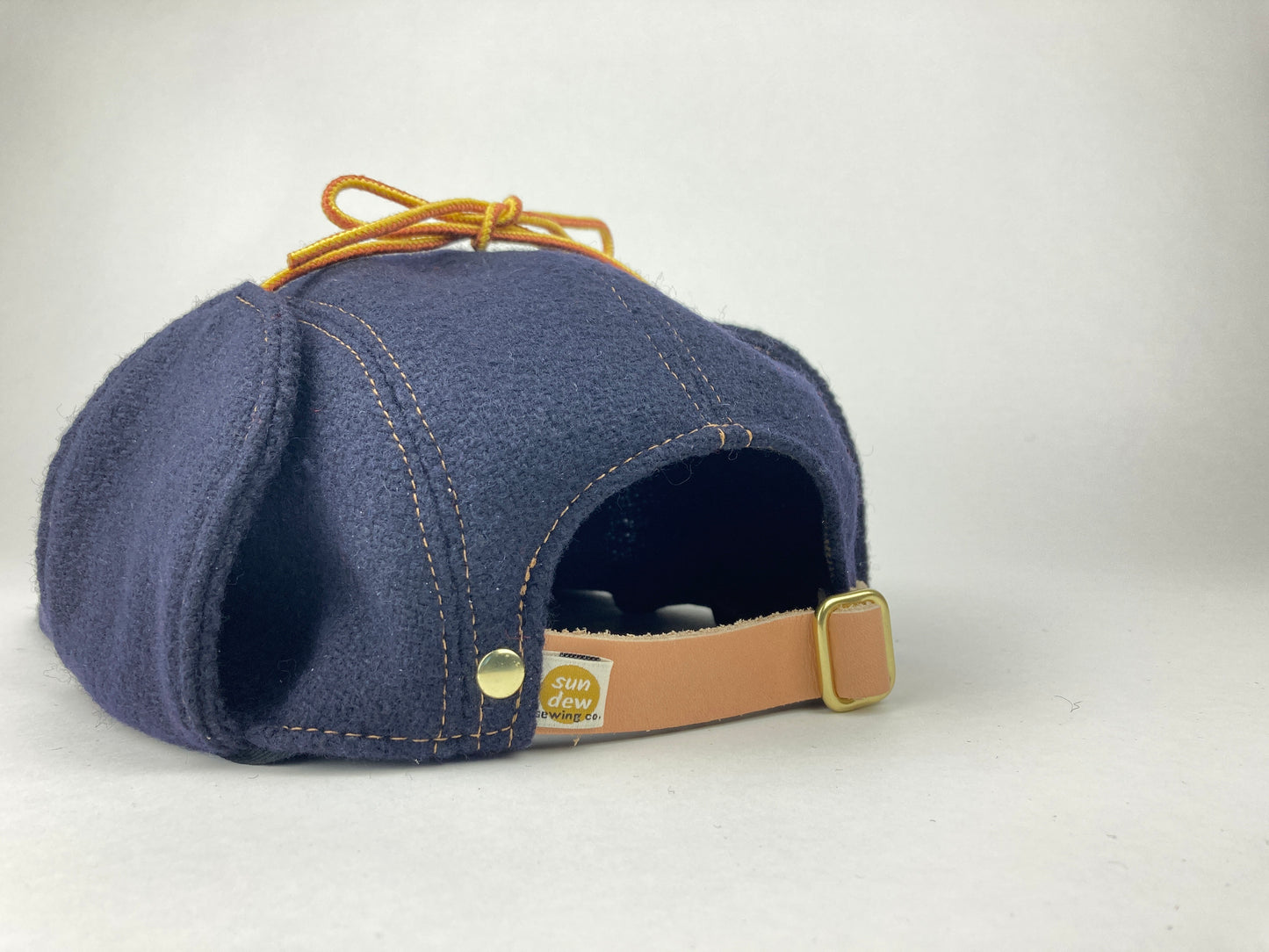Wool Flap Cap - Dark Navy