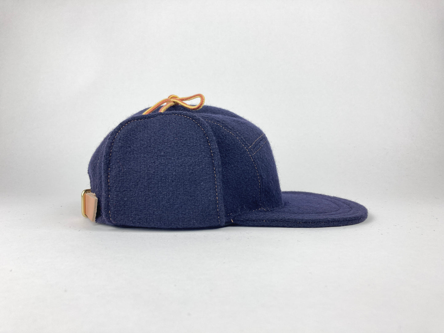 Wool Flap Cap - Dark Navy