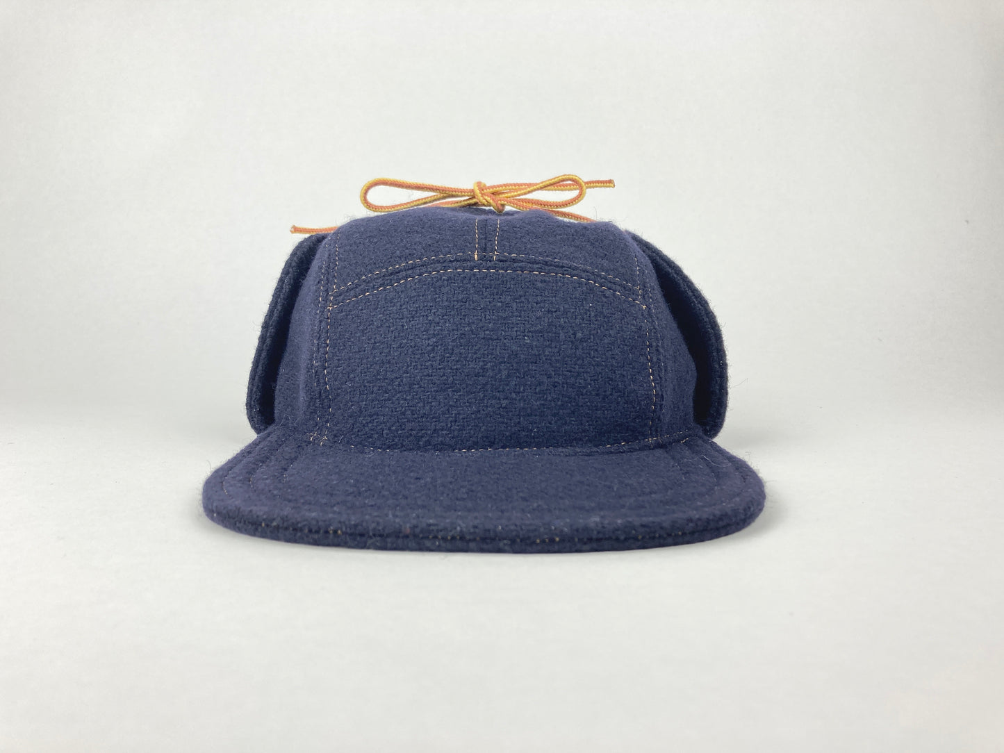Wool Flap Cap - Dark Navy