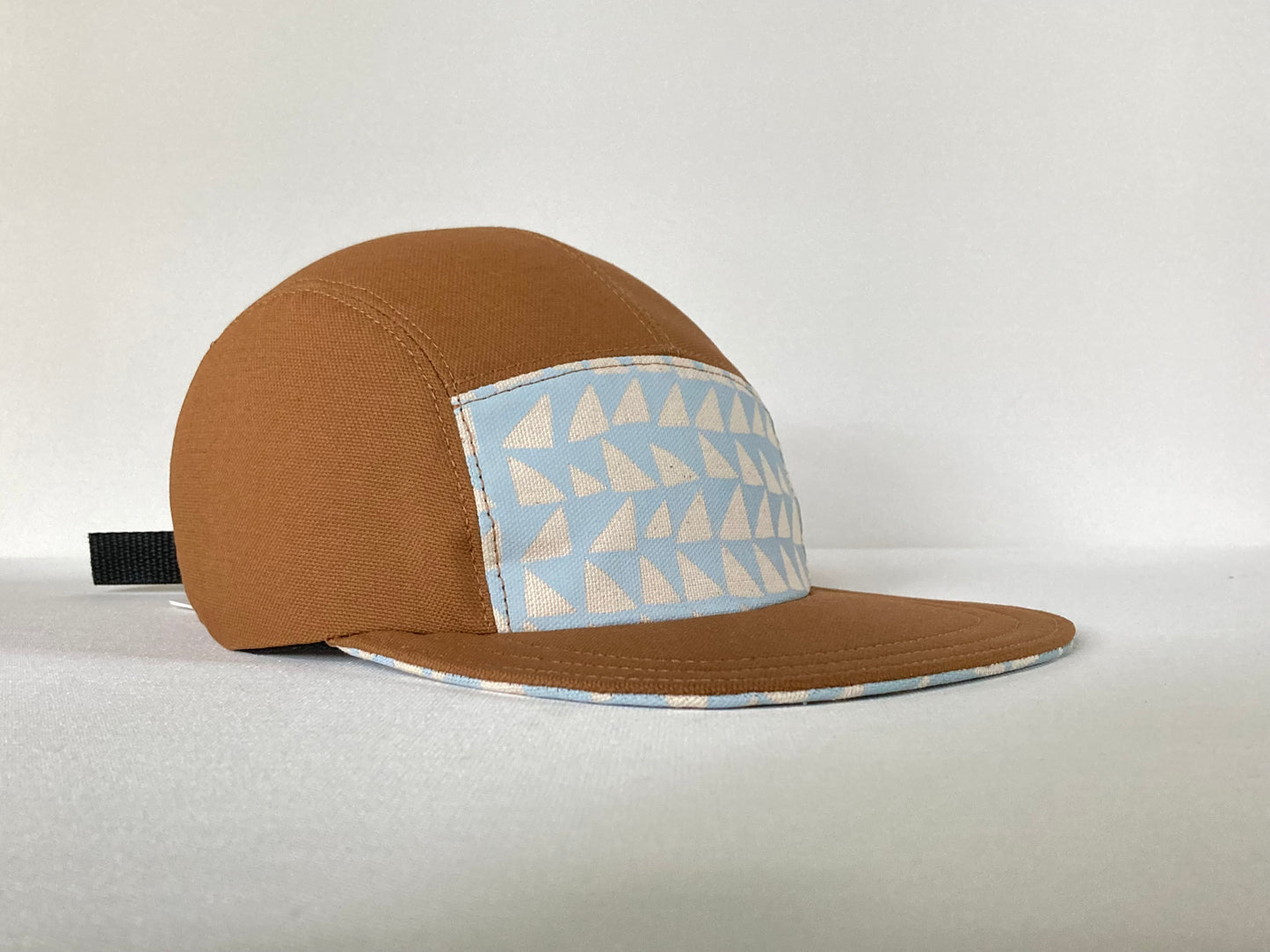 Kids’ Hand Printed Camp Hat - Sea Glass