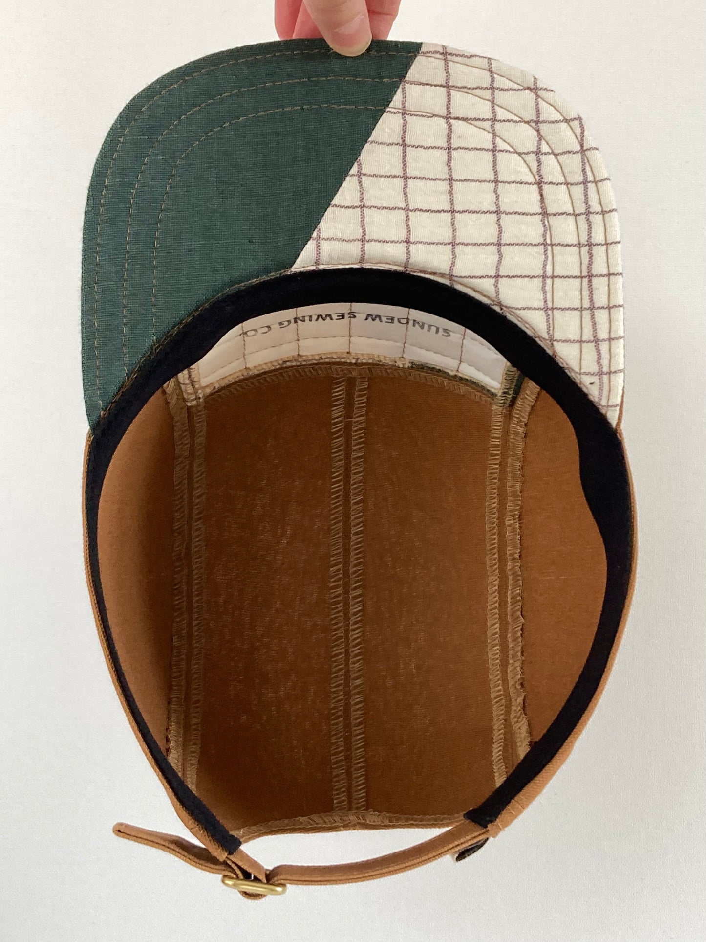 Quilted Camp Hat - Fifty Fifty Spruce Grid