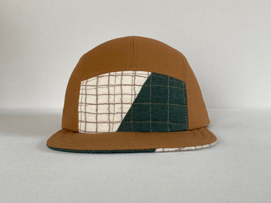 Quilted Camp Hat - Fifty Fifty Spruce Grid