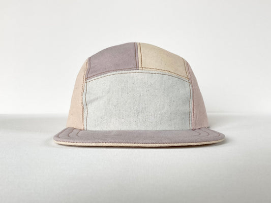 Naturally Dyed Camp Hat - Rainbow Fade 1