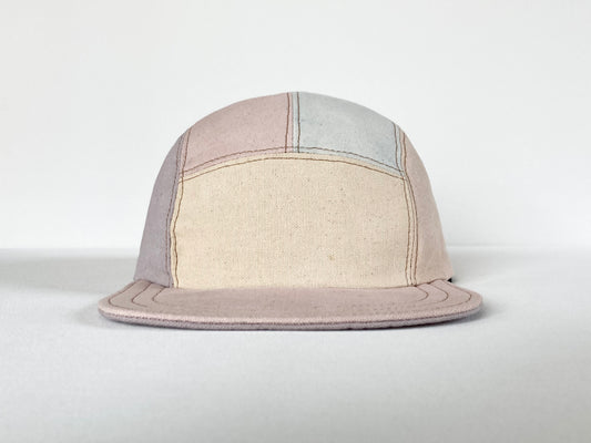 Naturally Dyed Camp Hat - Rainbow Fade 2