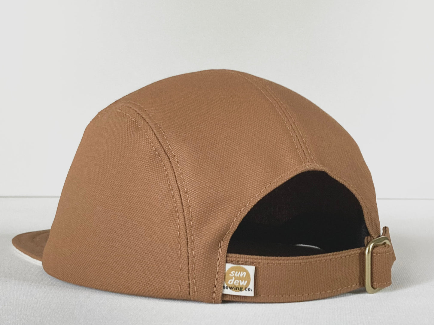 Quilted Camp Hat - Nutmeg Checkerboard