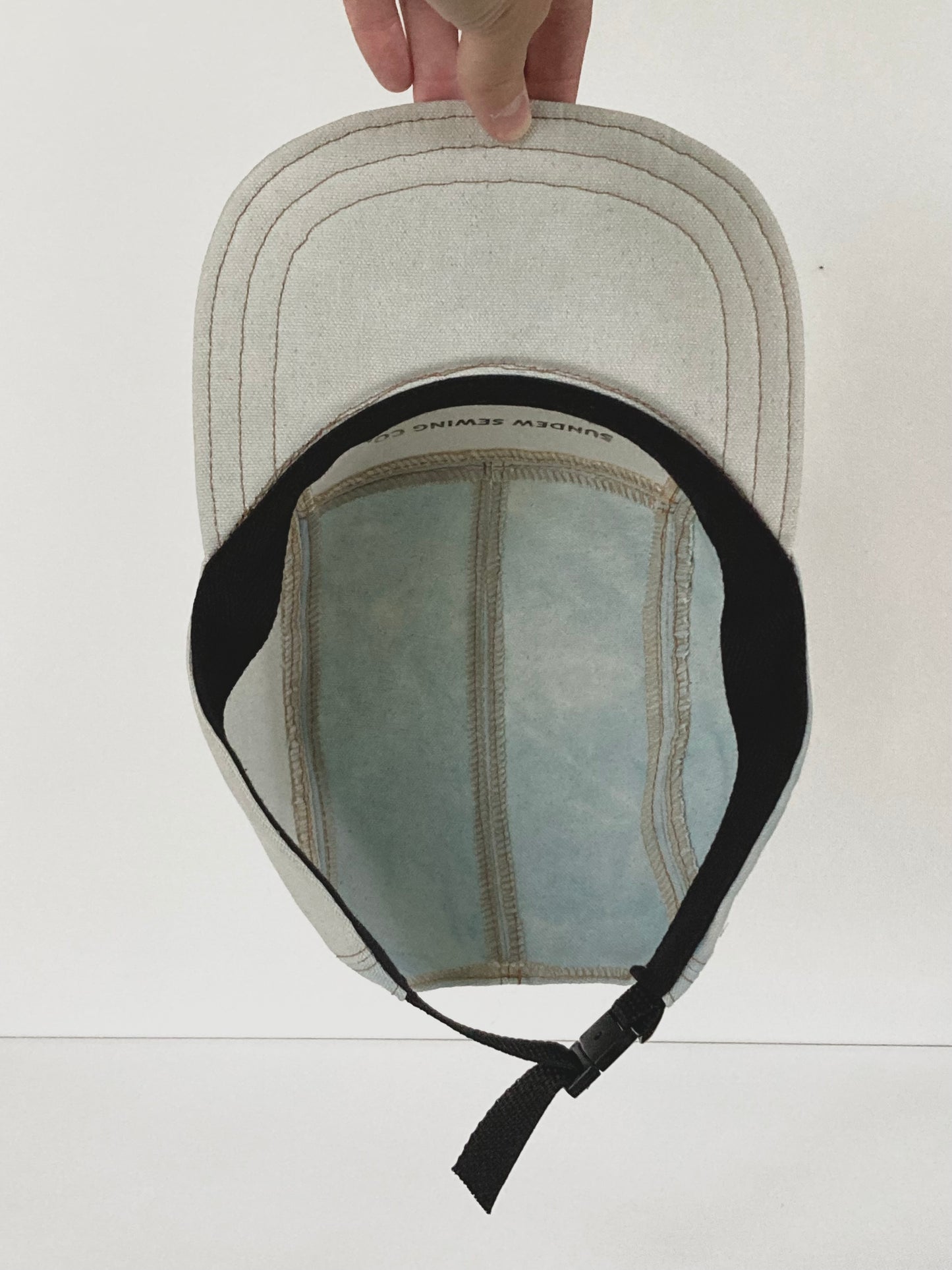 Naturally Dyed Camp Hat - Sky Blue 6