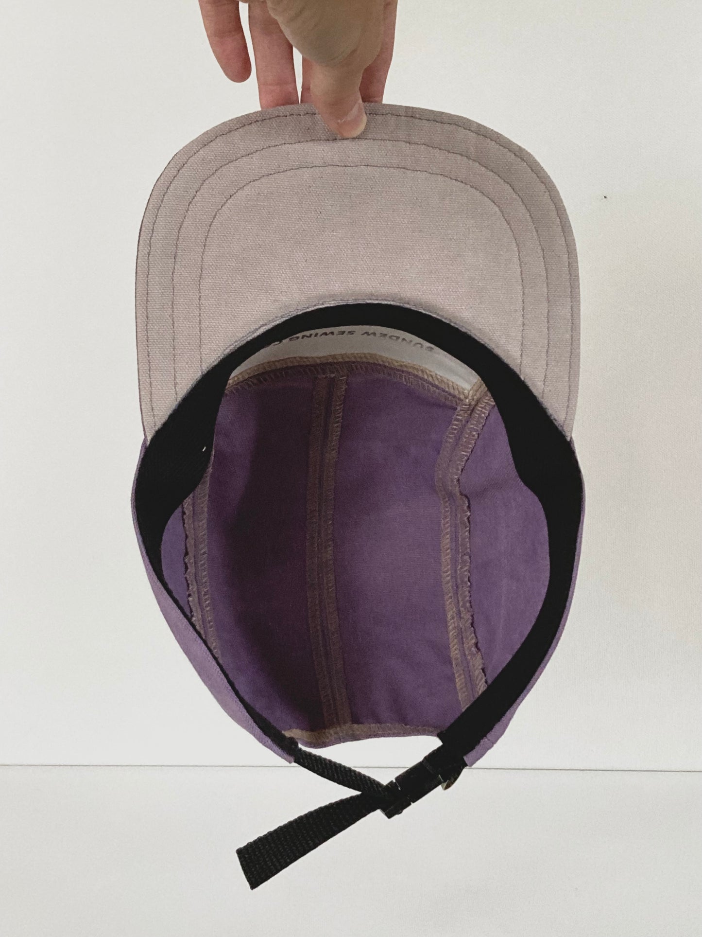 Naturally Dyed Camp Hat - Violet 1