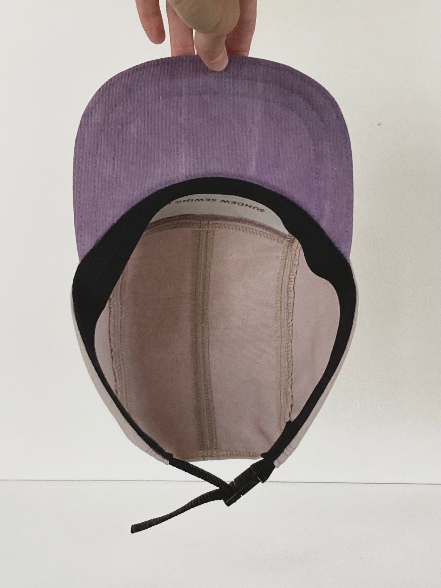Naturally Dyed Camp Hat - Violet 3
