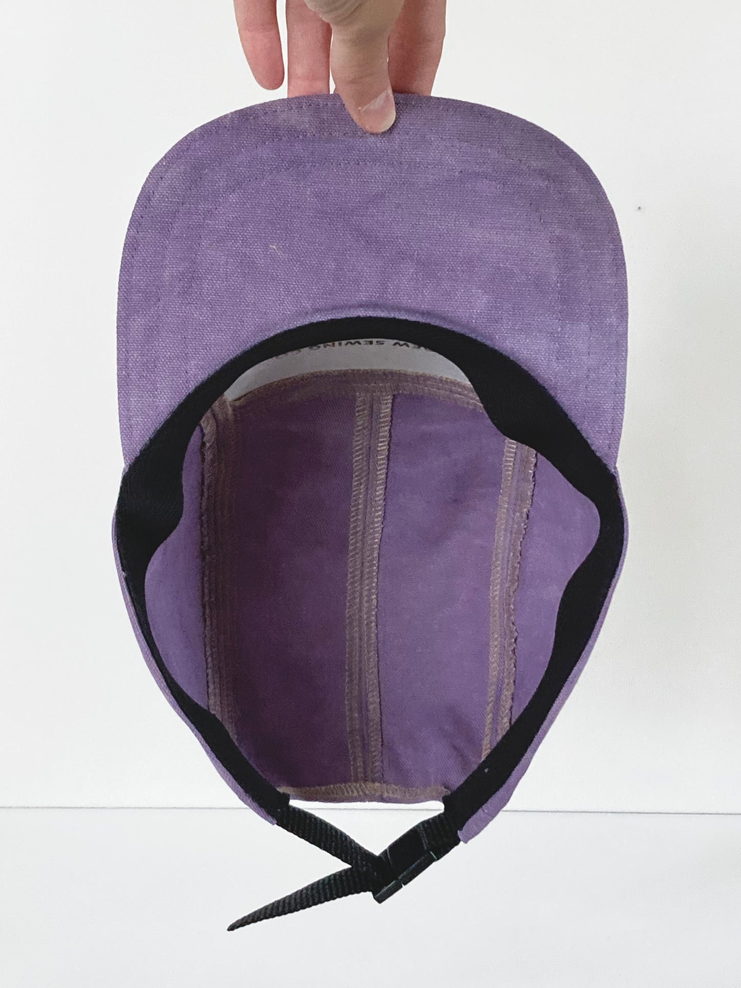 Naturally Dyed Camp Hat - Violet 2