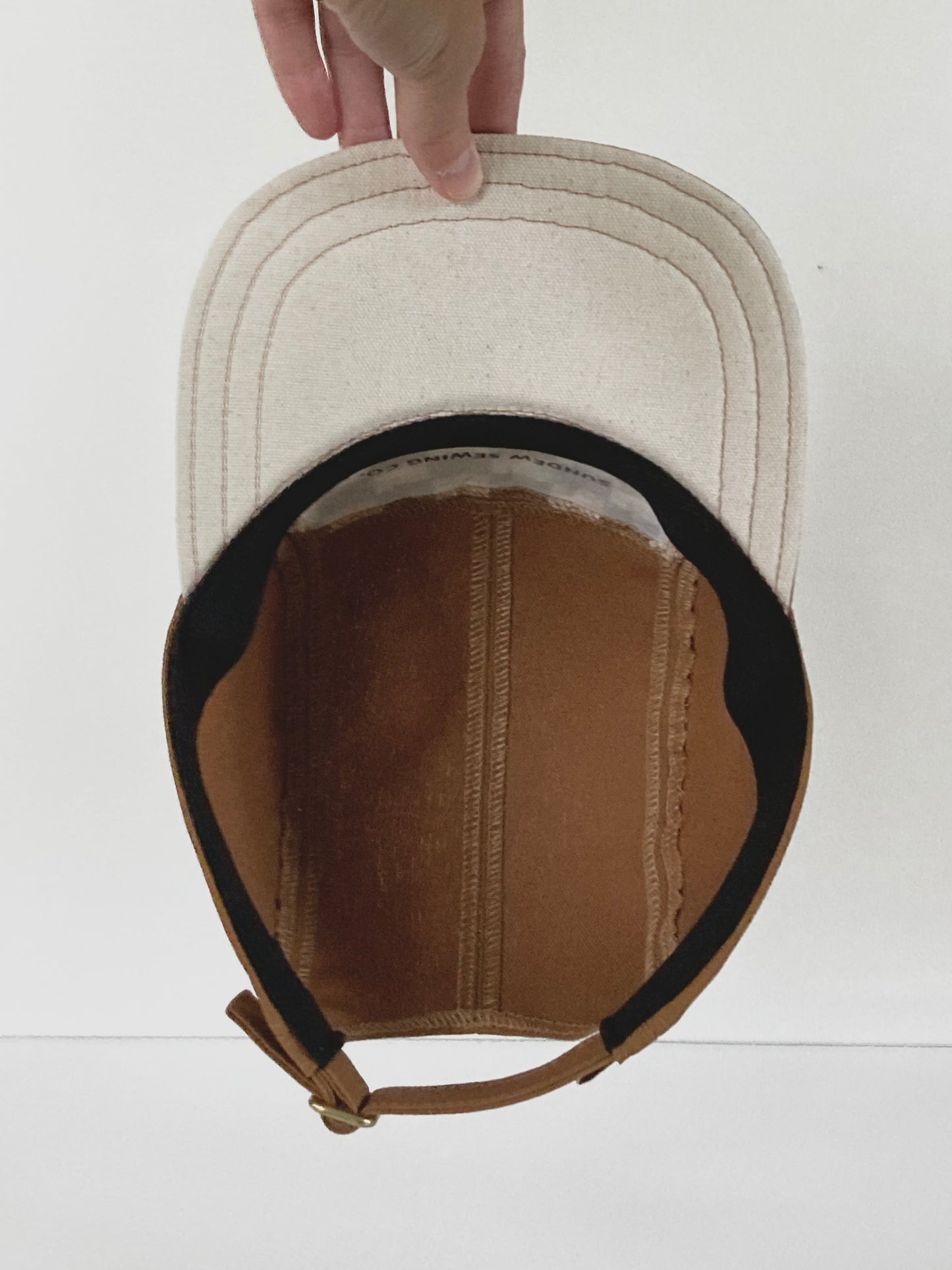 Quilted Camp Hat - Nutmeg Checkerboard