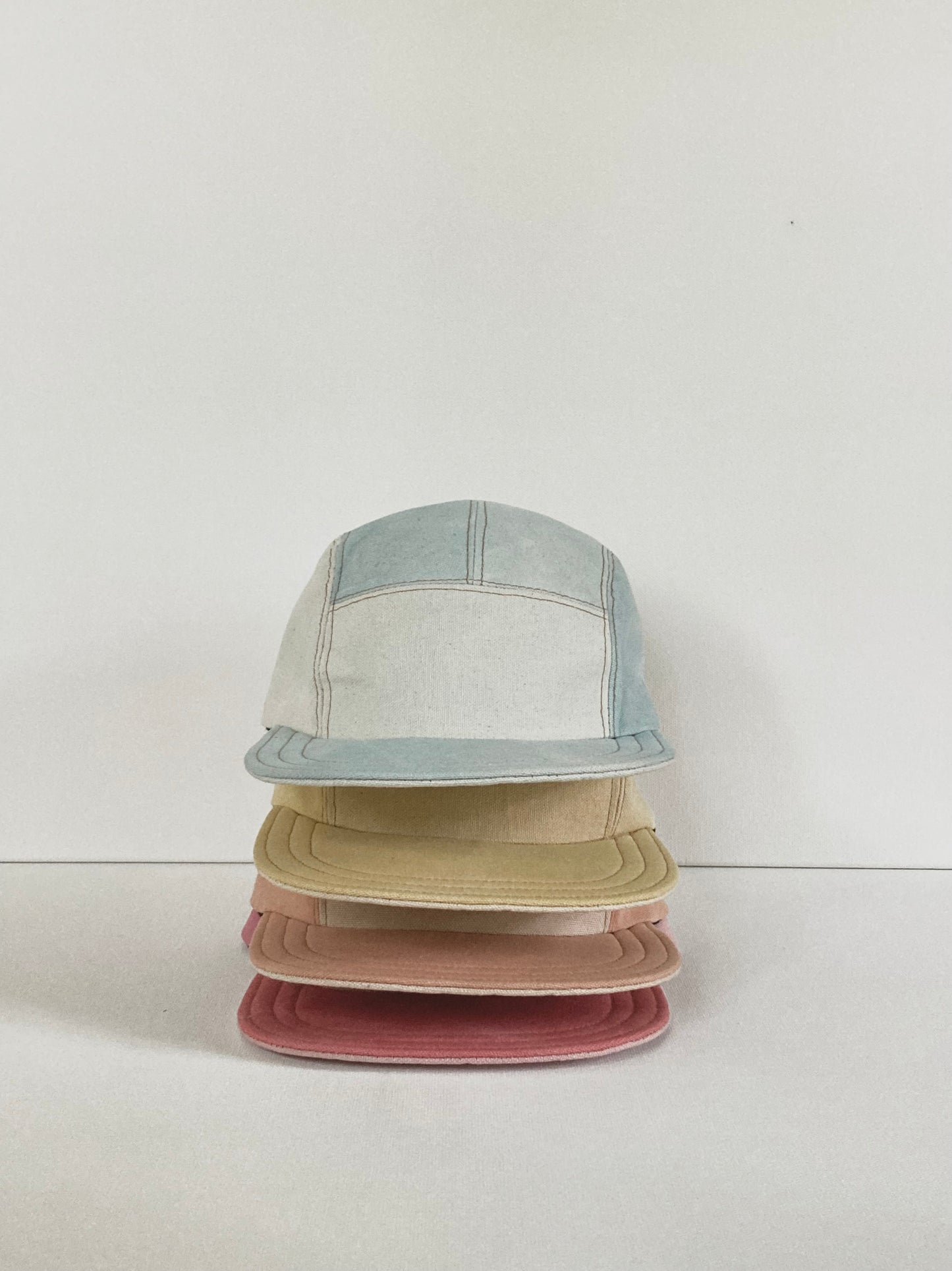 Naturally Dyed Camp Hat - Sky Blue 6