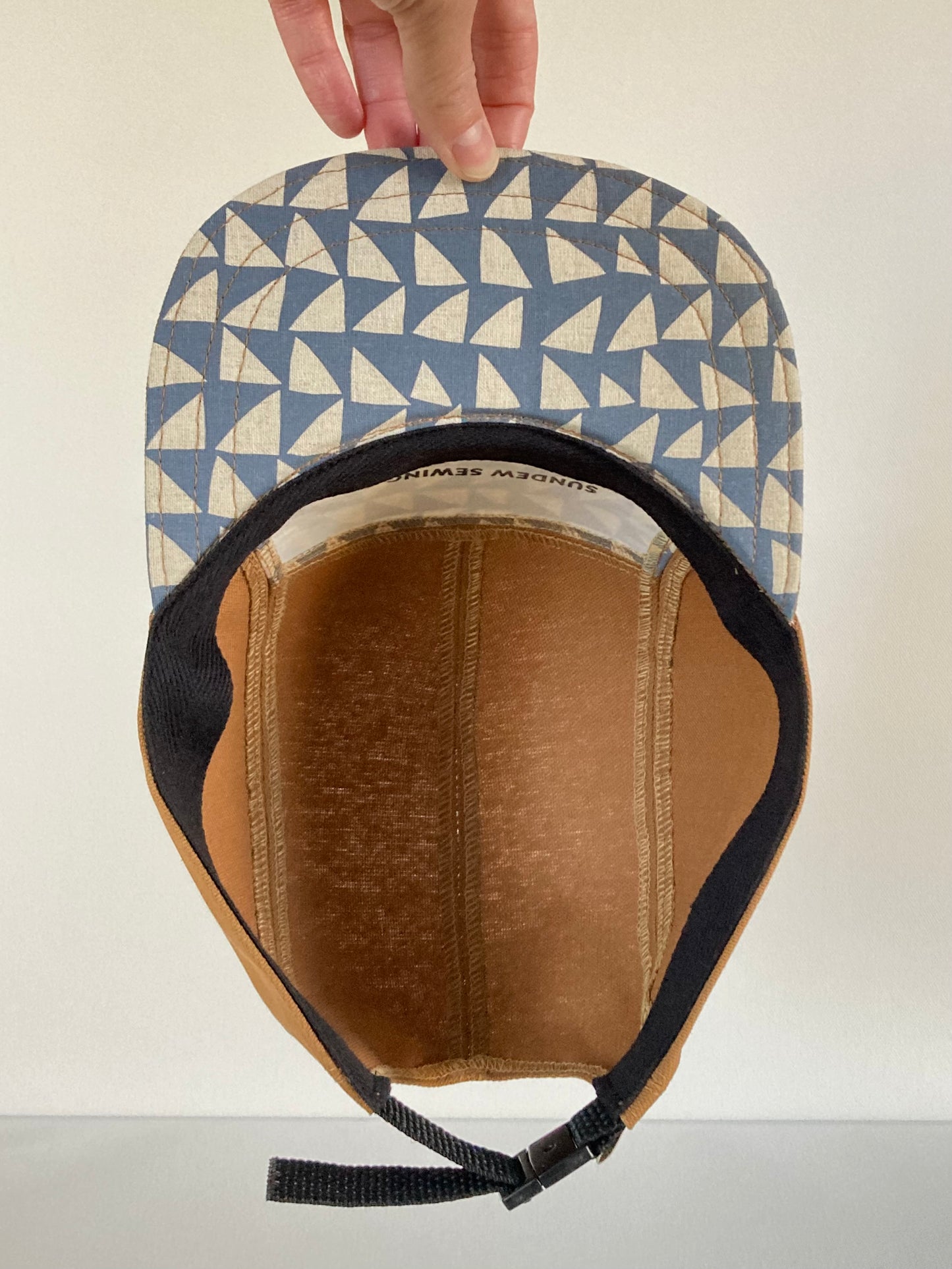Hand Printed Camp Hat - Slate Shift