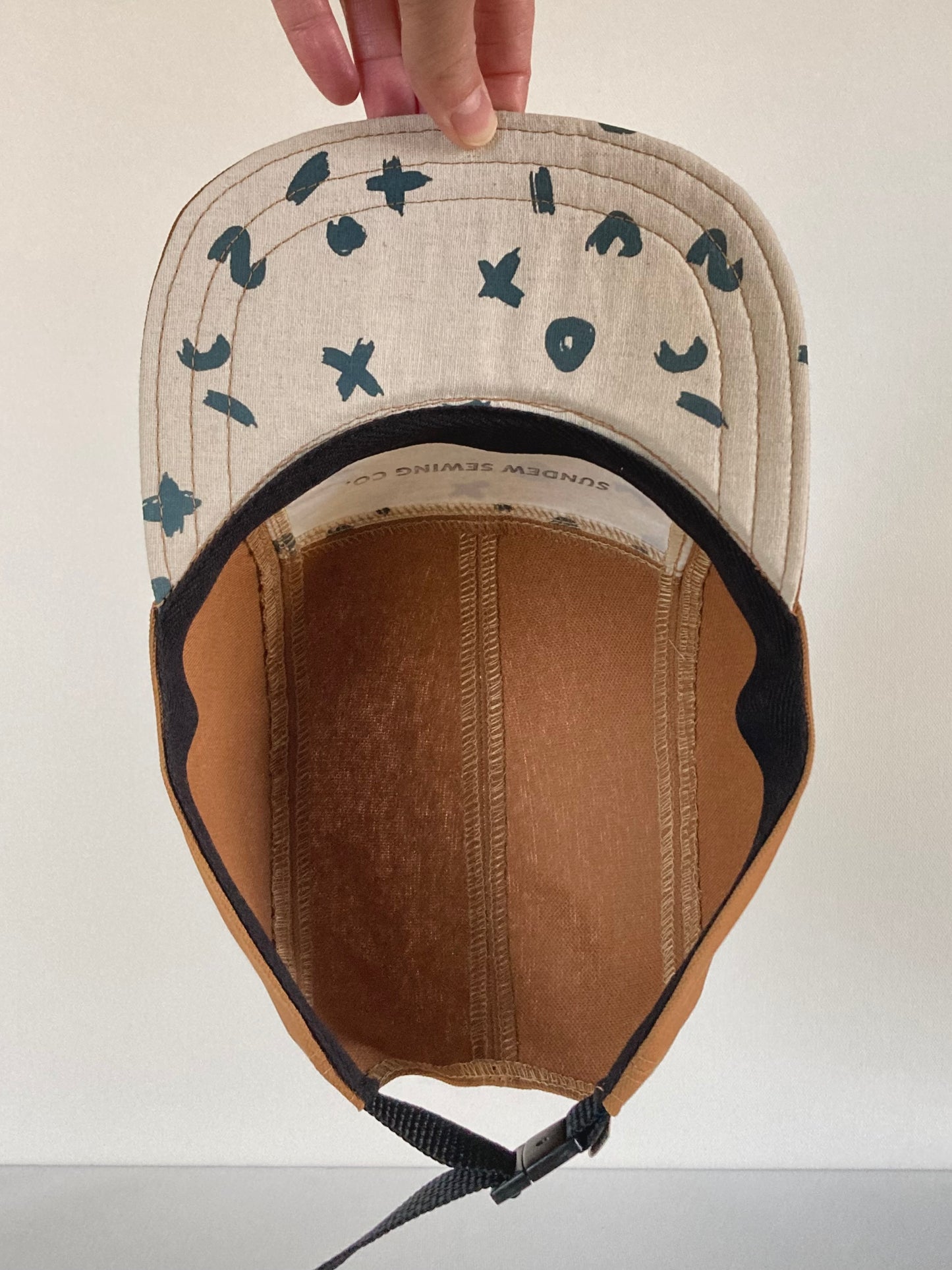 Hand Printed Camp Hat - Spruce Spark