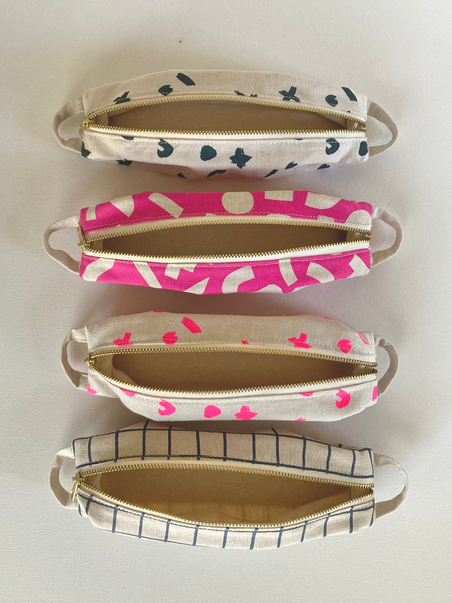 Hand Printed Pencil Case