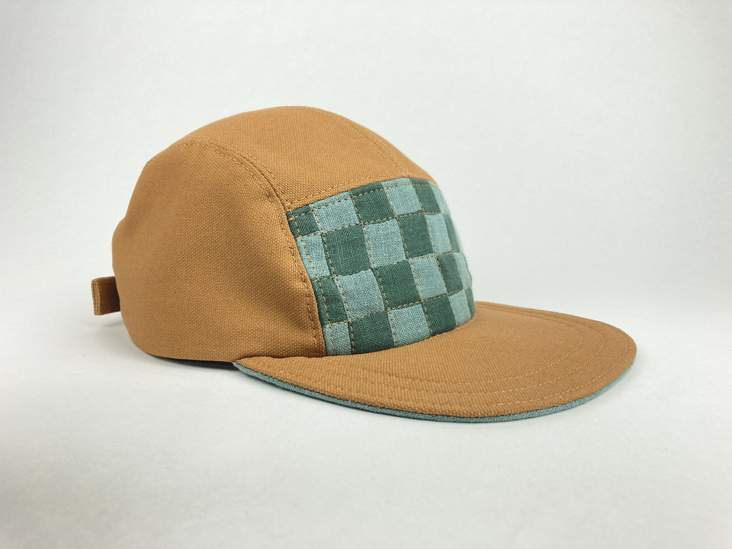 Quilted Camp Hat - Checkerboard #3