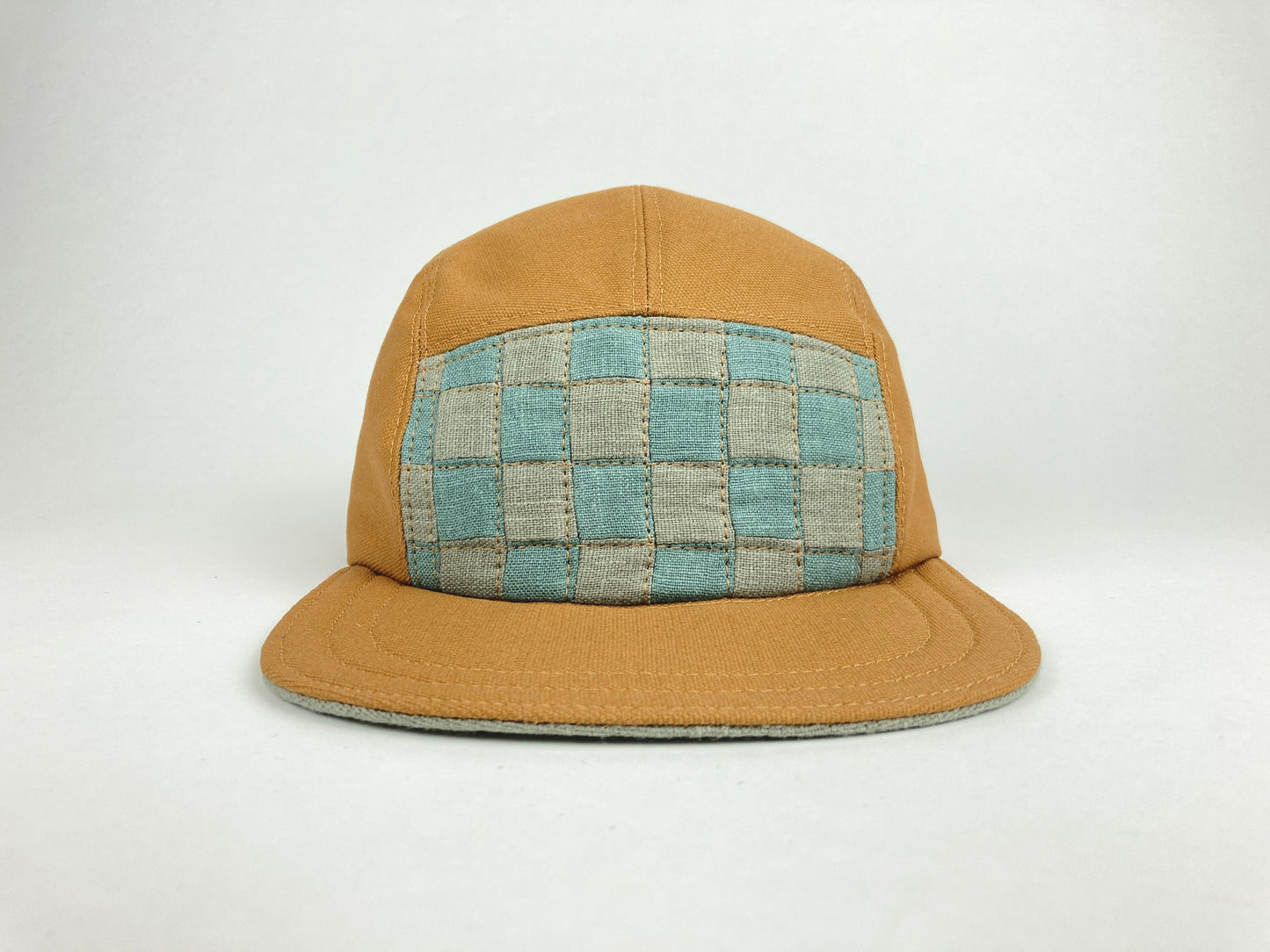 Quilted Camp Hat - Checkerboard #7