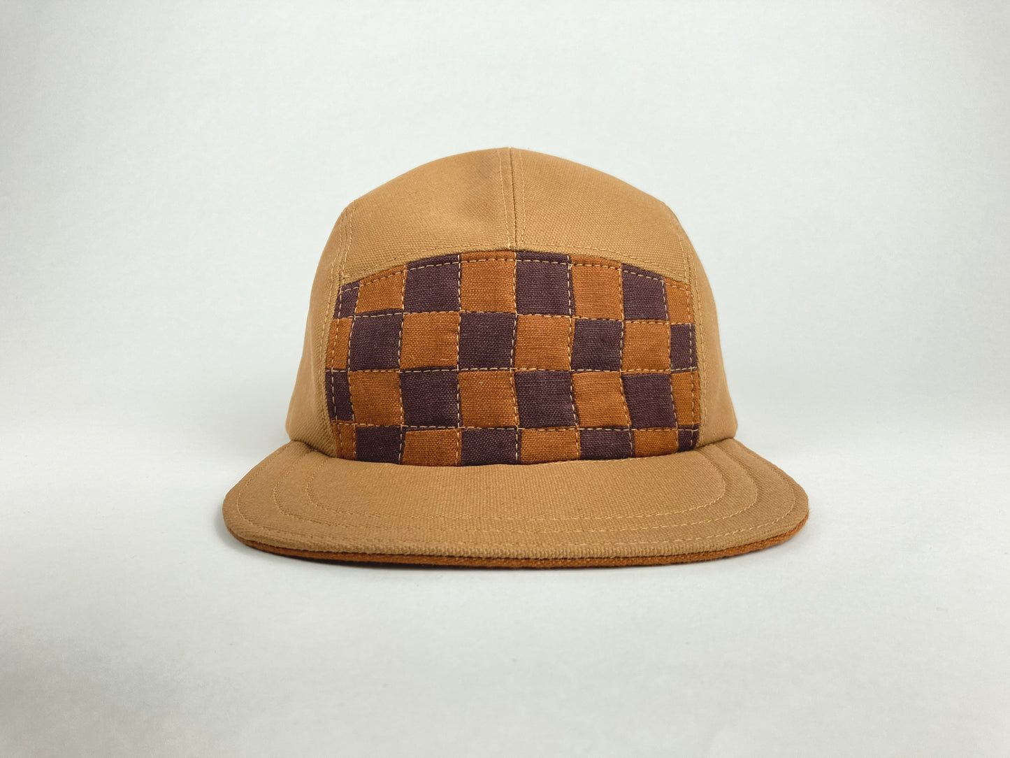 Quilted Camp Hat - Checkerboard #2