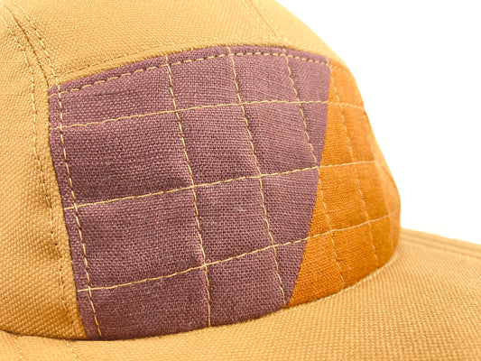 Quilted Camp Hat - Fifty Fifty #3