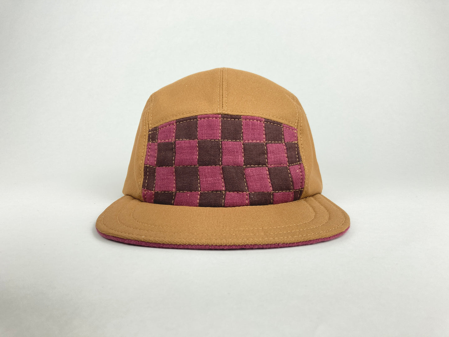 Quilted Camp Hat - Checkerboard #5