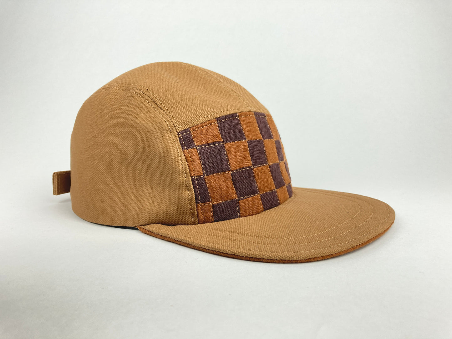 Quilted Camp Hat - Checkerboard #2