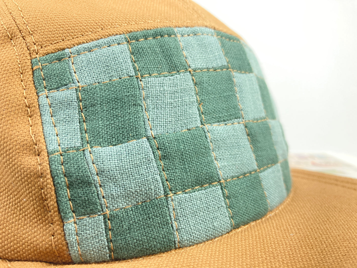 Quilted Camp Hat - Checkerboard #3