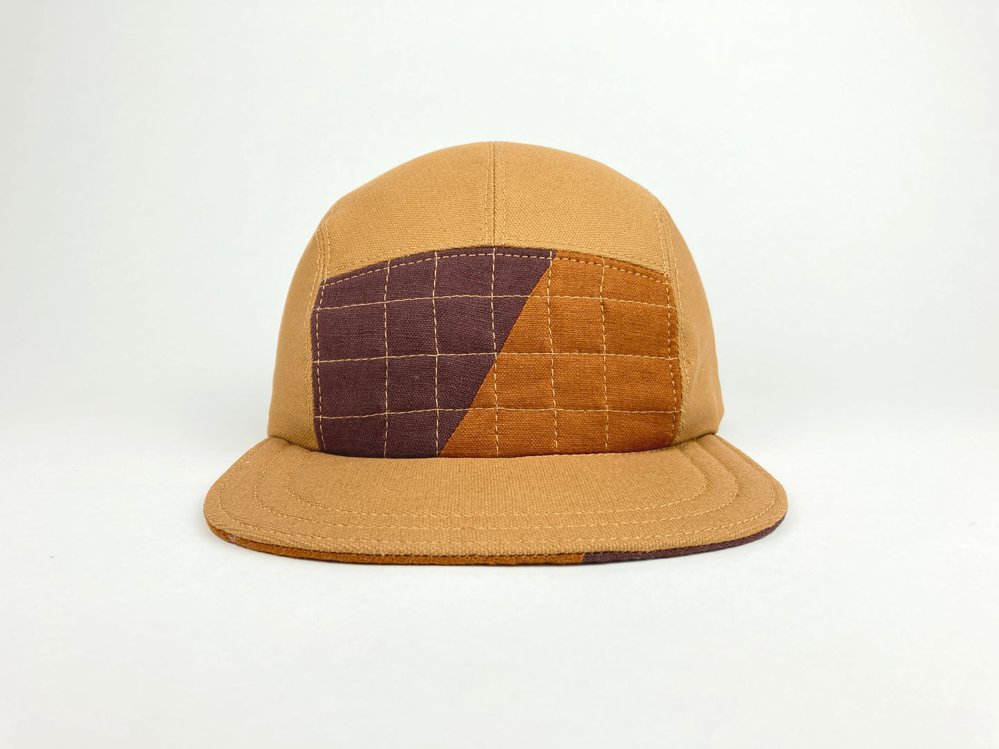 Quilted Camp Hat - Fifty Fifty #3