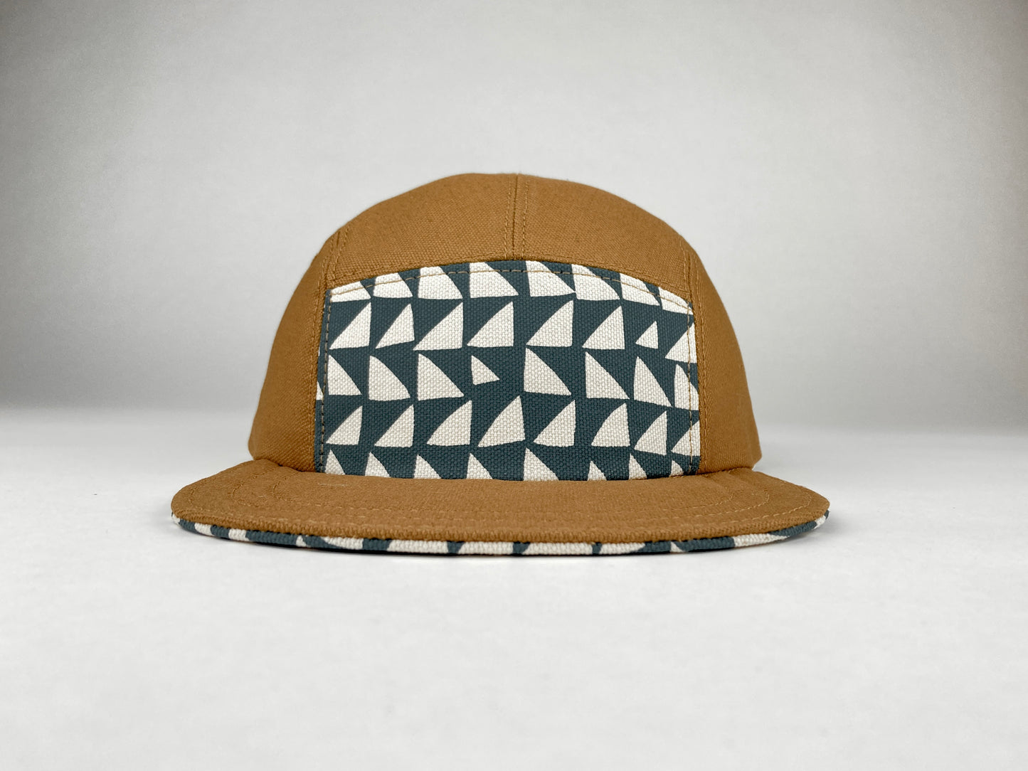 Hand Printed Camp Hat - Spruce Shift