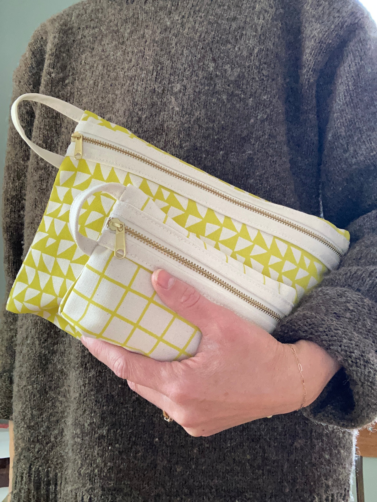 Large Loop Pouch - Chartreuse Shift