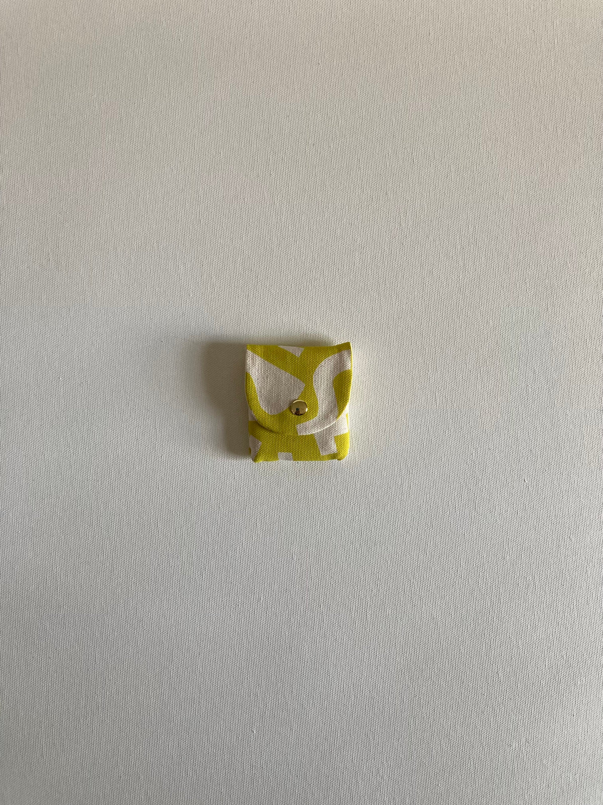 Charm Pouch - Chartreuse Geo