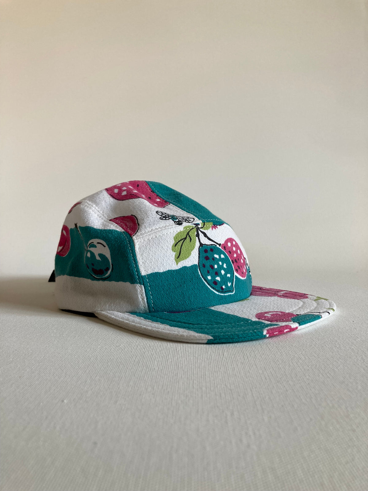 Vintage Tablecloth Hat - Fruit 1