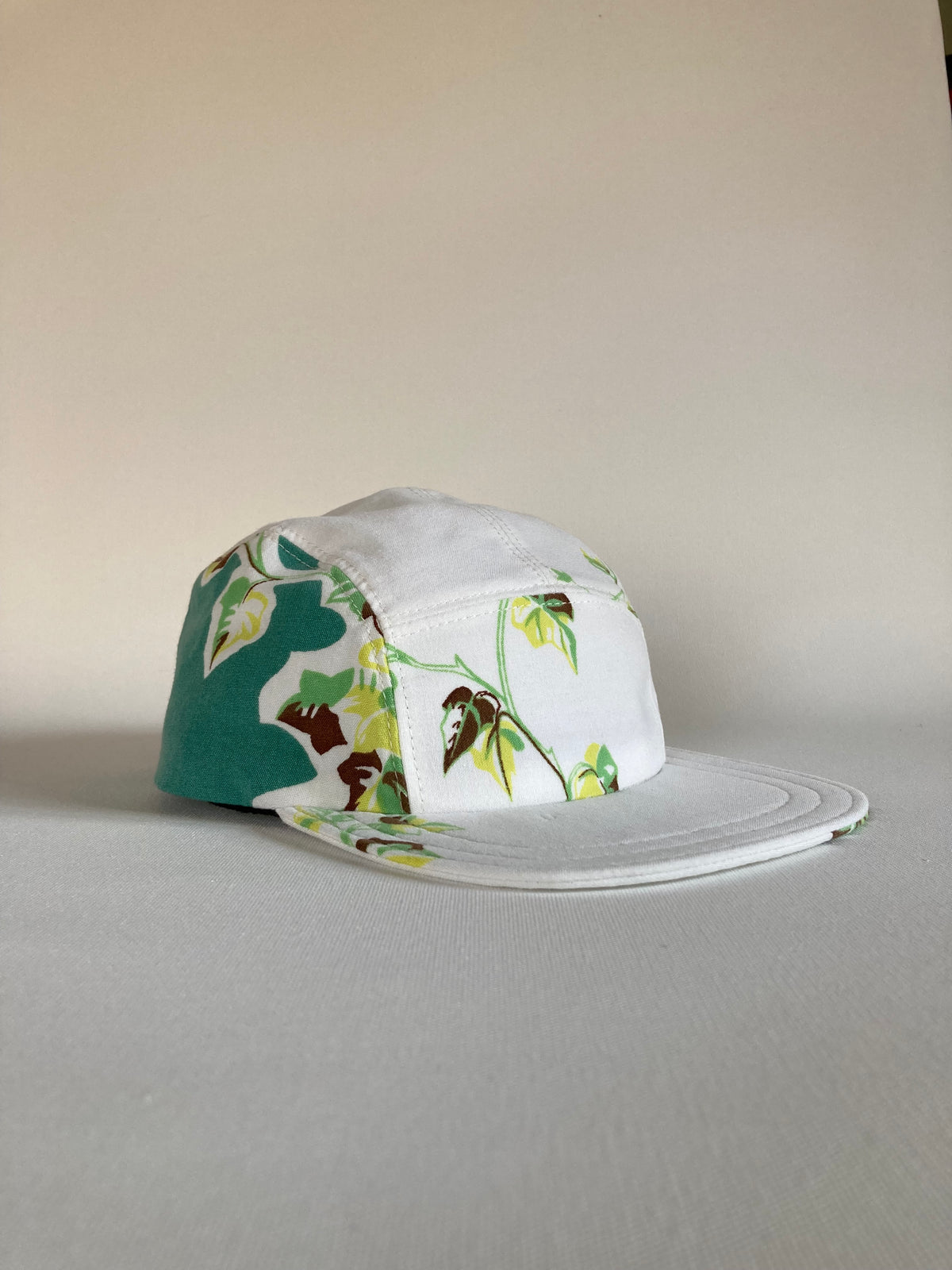 Vintage Tablecloth Hat - Ivy 1