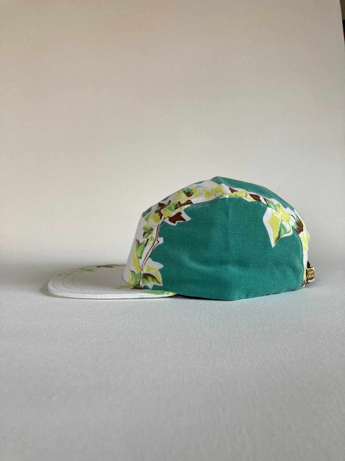 Vintage Tablecloth Hat - Ivy 3