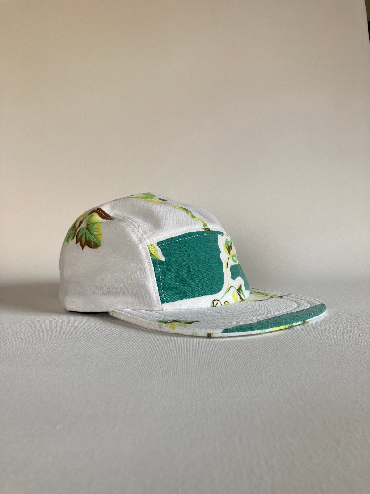 Vintage Tablecloth Hat - Ivy 4