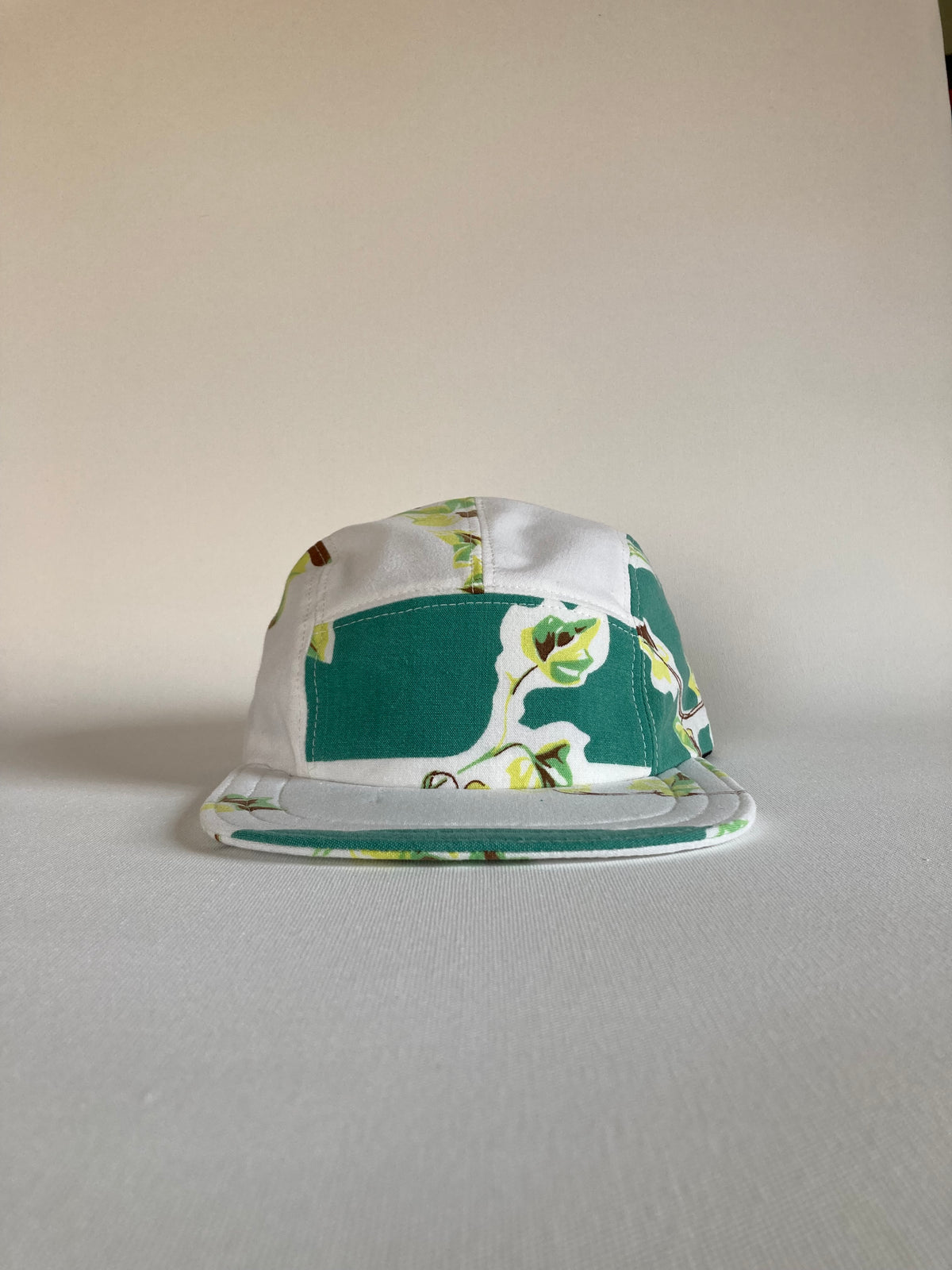 Vintage Tablecloth Hat - Ivy 4