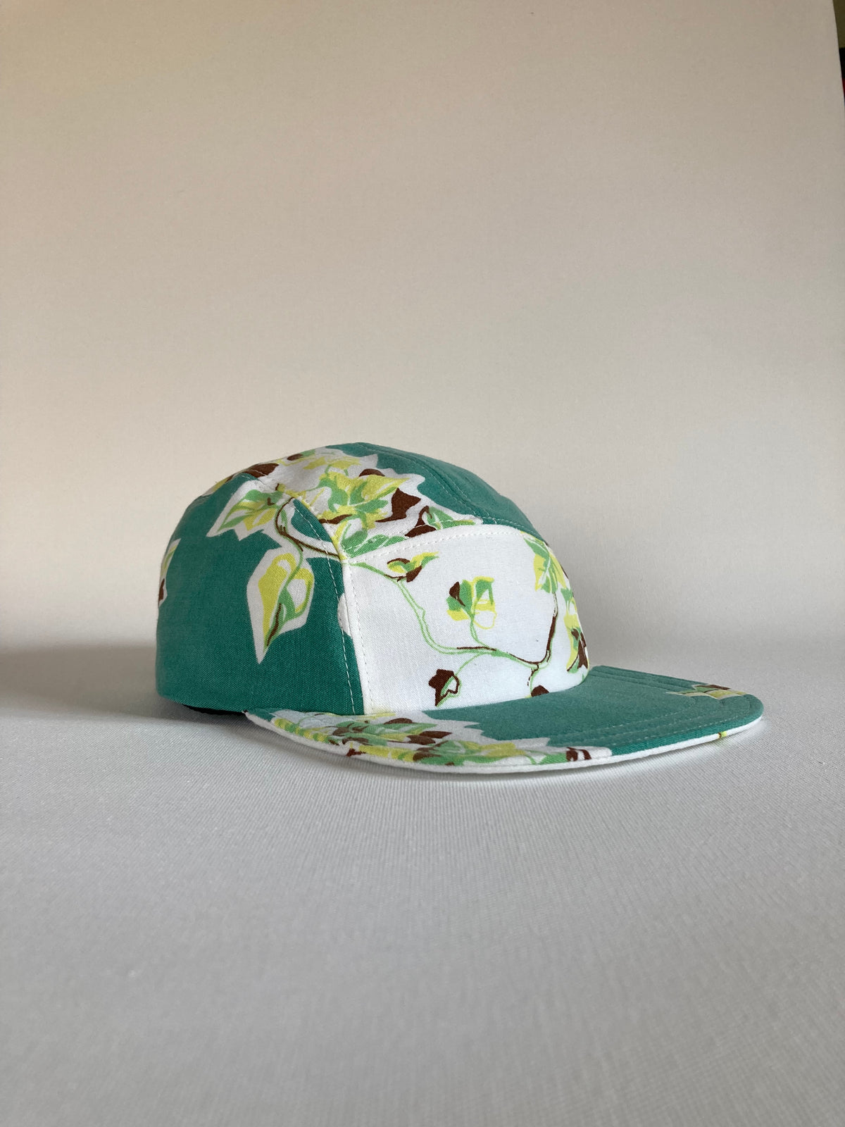 Vintage Tablecloth Hat - Ivy 5