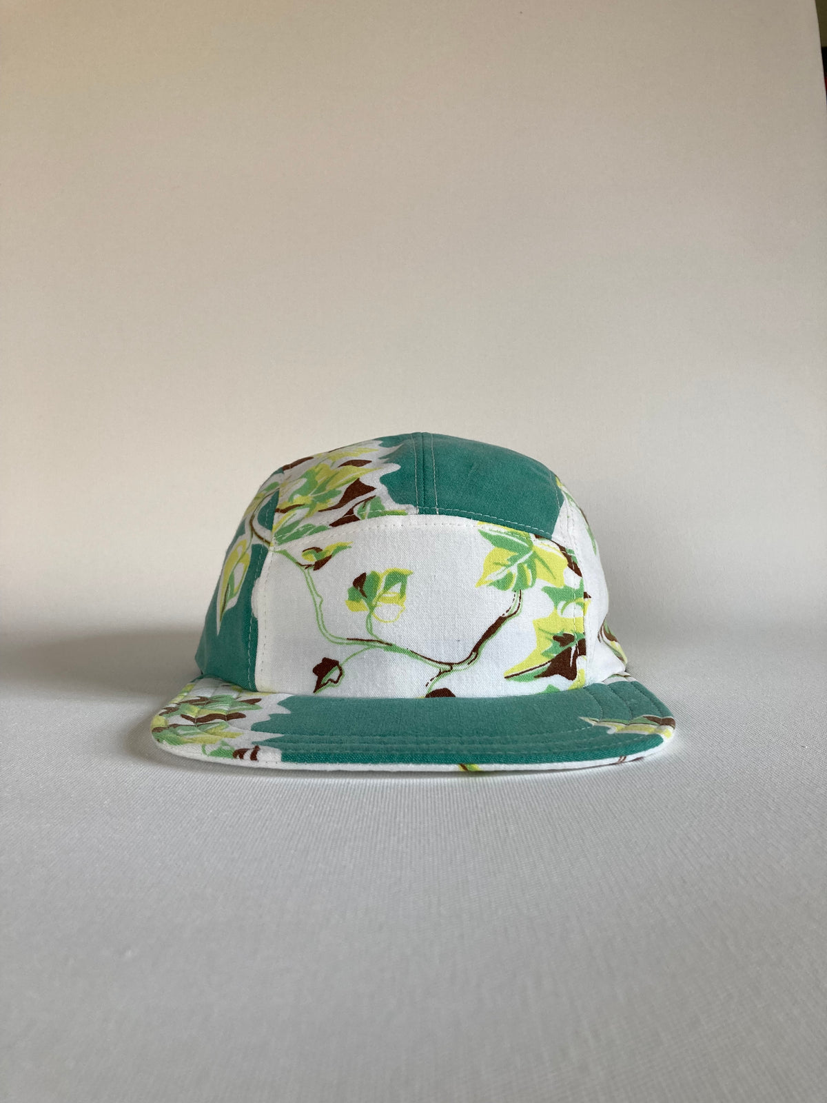 Vintage Tablecloth Hat - Ivy 5